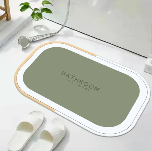 Quick-Dry Absorbent Bathroom Floor Mat