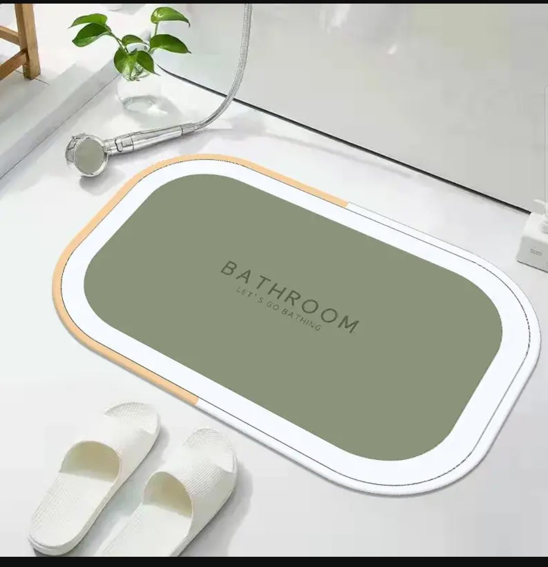 Quick-Dry Absorbent Bathroom Floor Mat