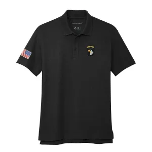 101st Airborne Cotton Blend Polo Shirt