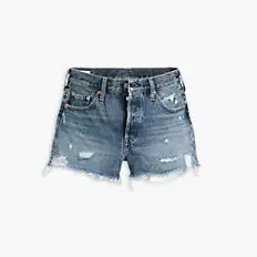 501® Original Fit High Rise Shorts Dark Wash