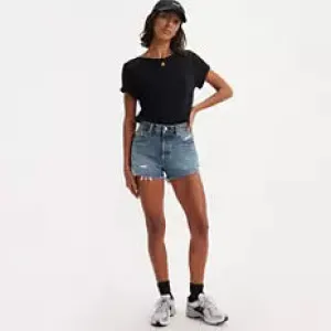 501® Original Fit High Rise Shorts Dark Wash