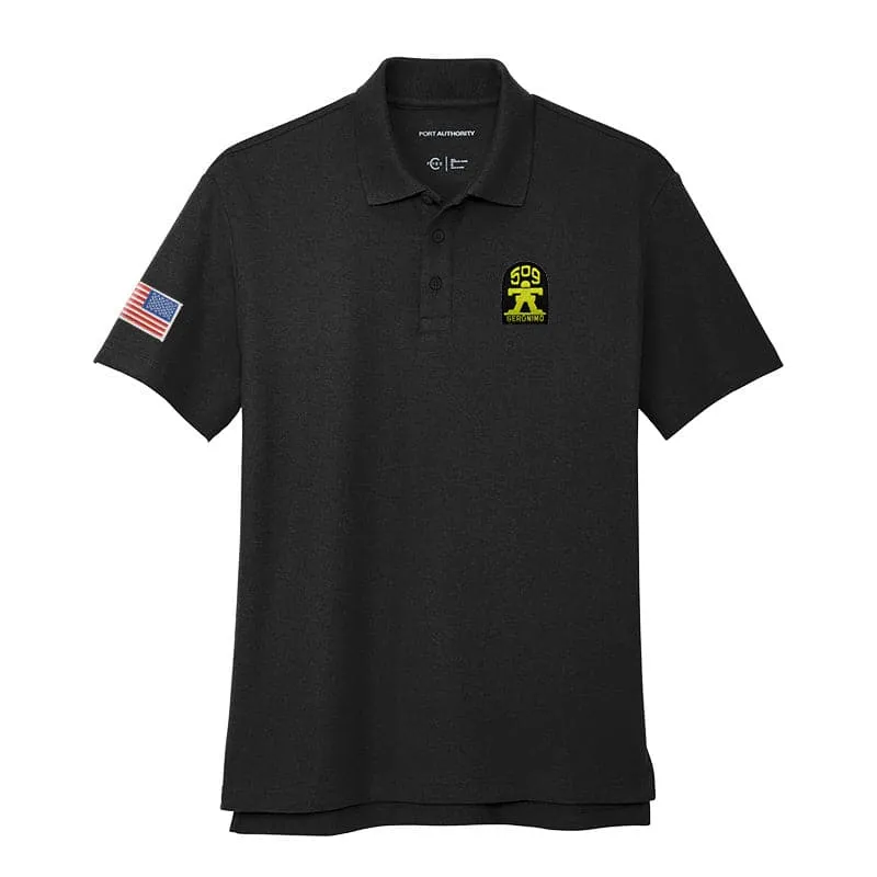 509th Infantry Cotton Blend Polo Shirt