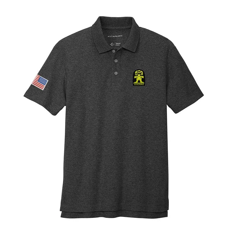 509th Infantry Cotton Blend Polo Shirt