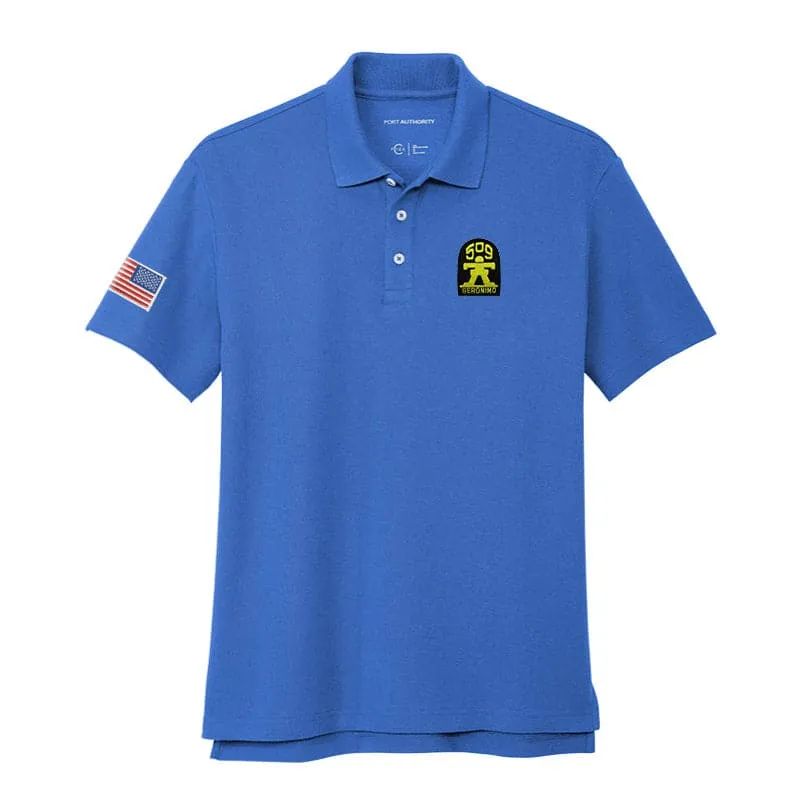 509th Infantry Cotton Blend Polo Shirt