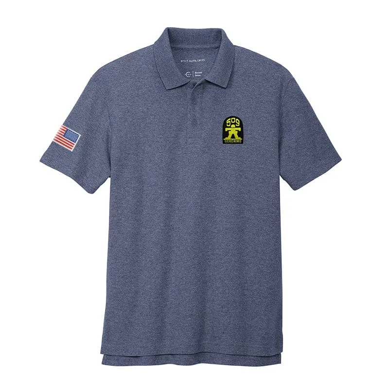 509th Infantry Cotton Blend Polo Shirt