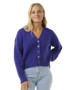 Afterglow Cardigan in Wild Berry