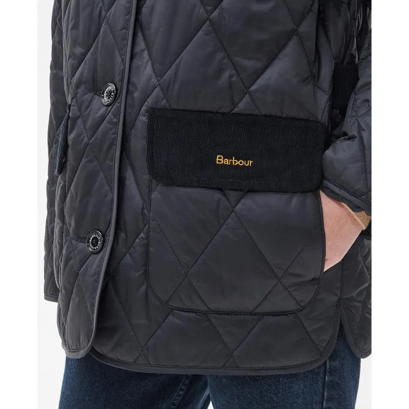 Barbour Bragar Ladies Quilted Jacket - Black/Ancient