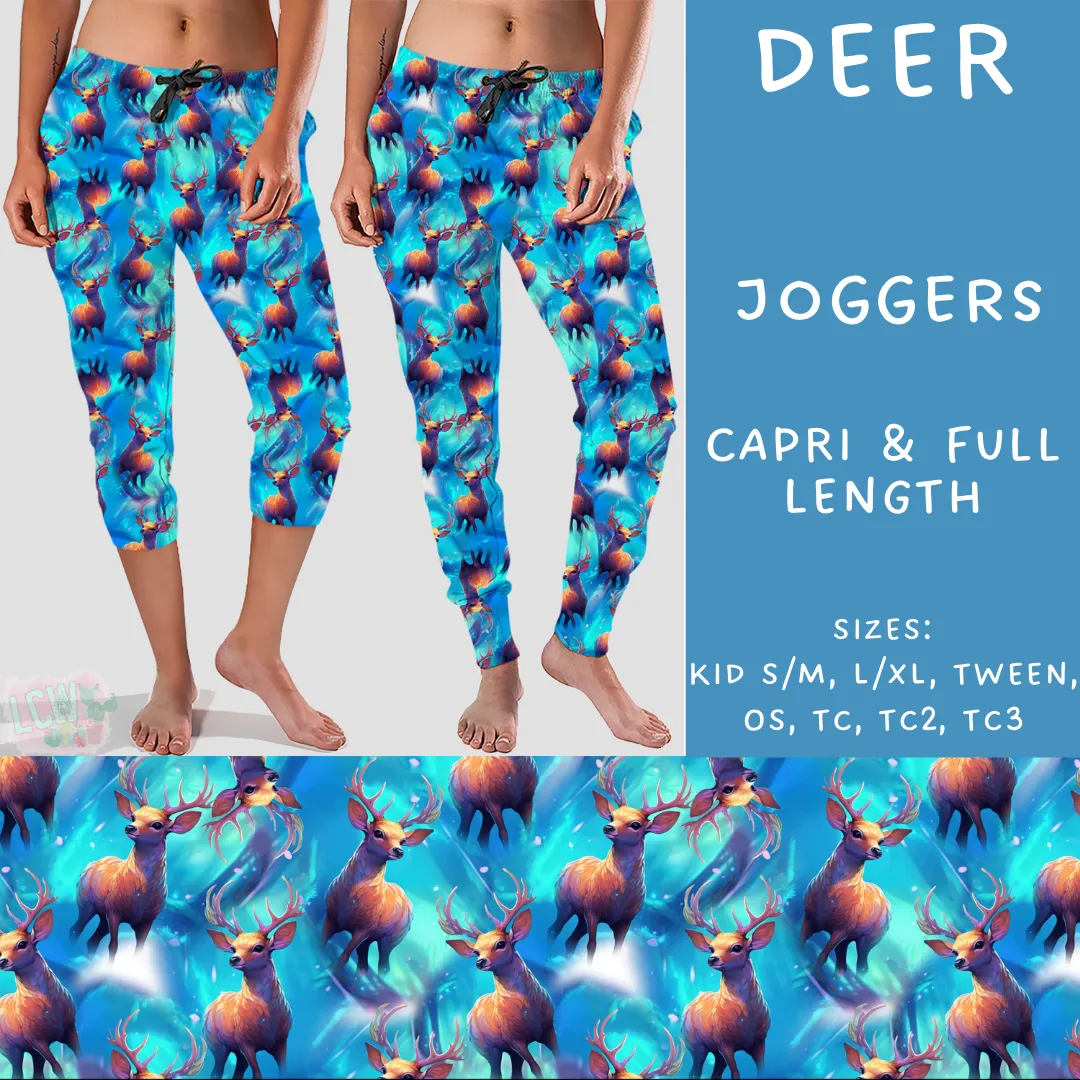 Batch #241 - Winter Wonderland 2 - Closes 11/22 - ETA mid Jan - Deer Full and Capri Length Joggers