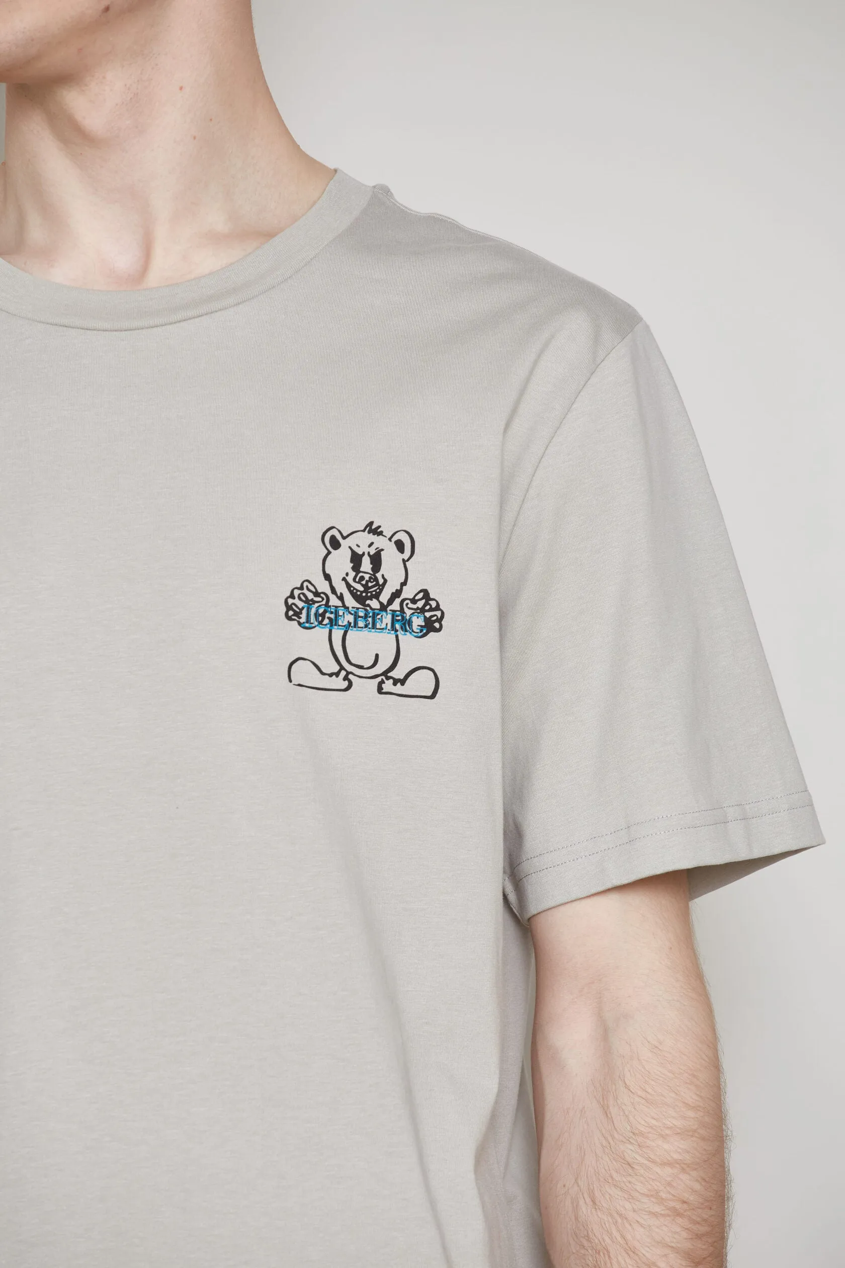 Bear Logo 5D T-Shirt (Ash) - I24F02F63061323