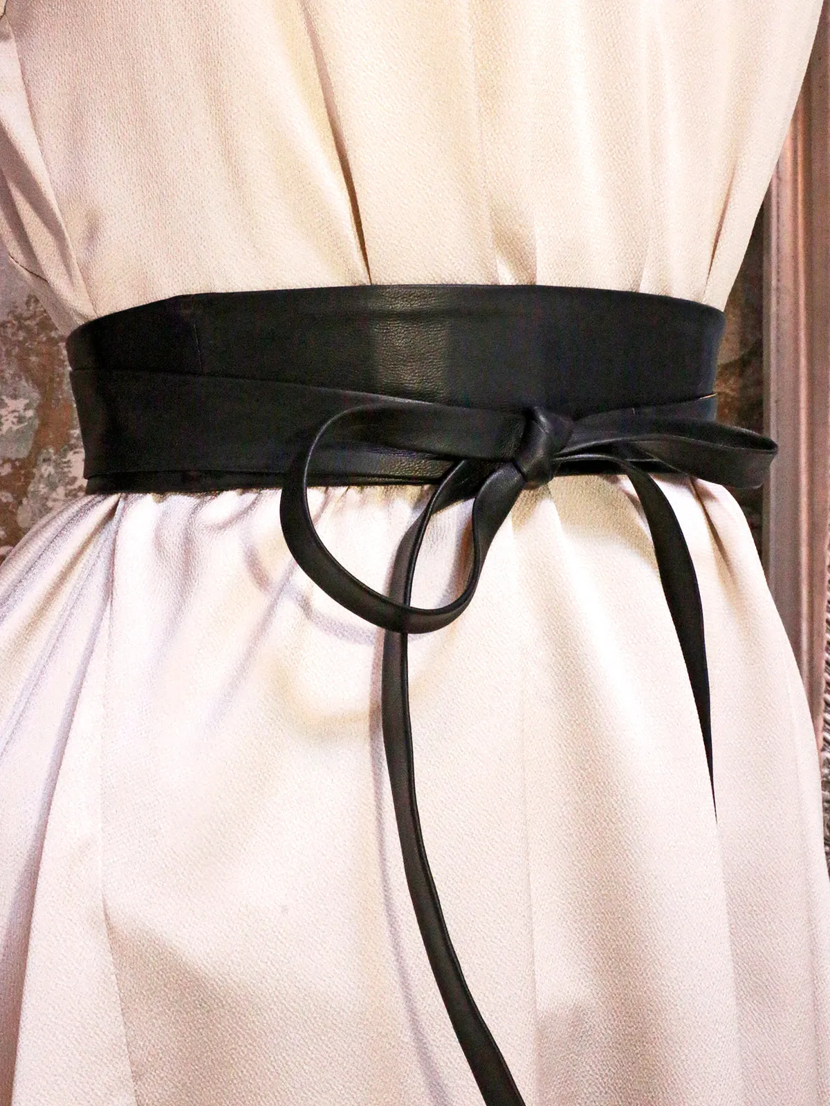 Bianca Rachele Obi Belt Black