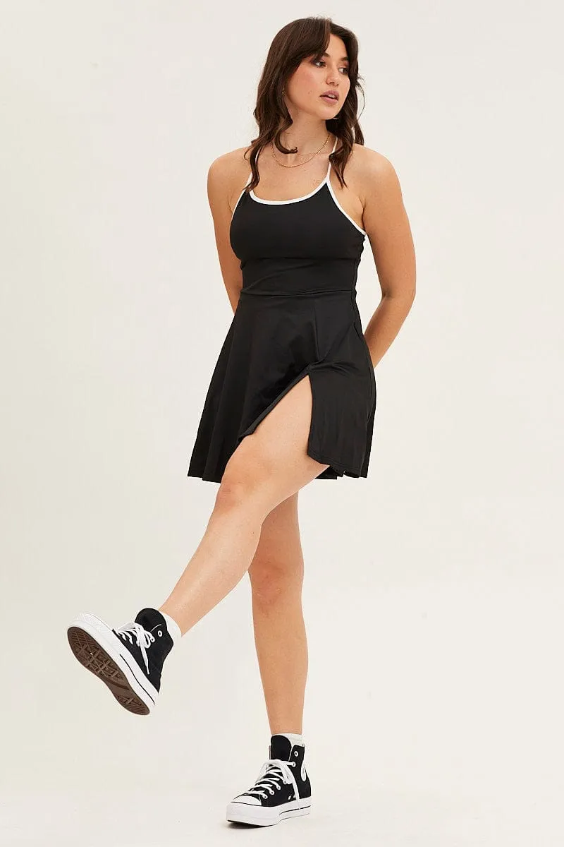 Black Activewear Dress