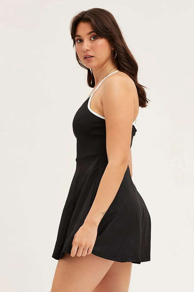 Black Activewear Dress