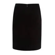 Black Velvet A-Line Skirt