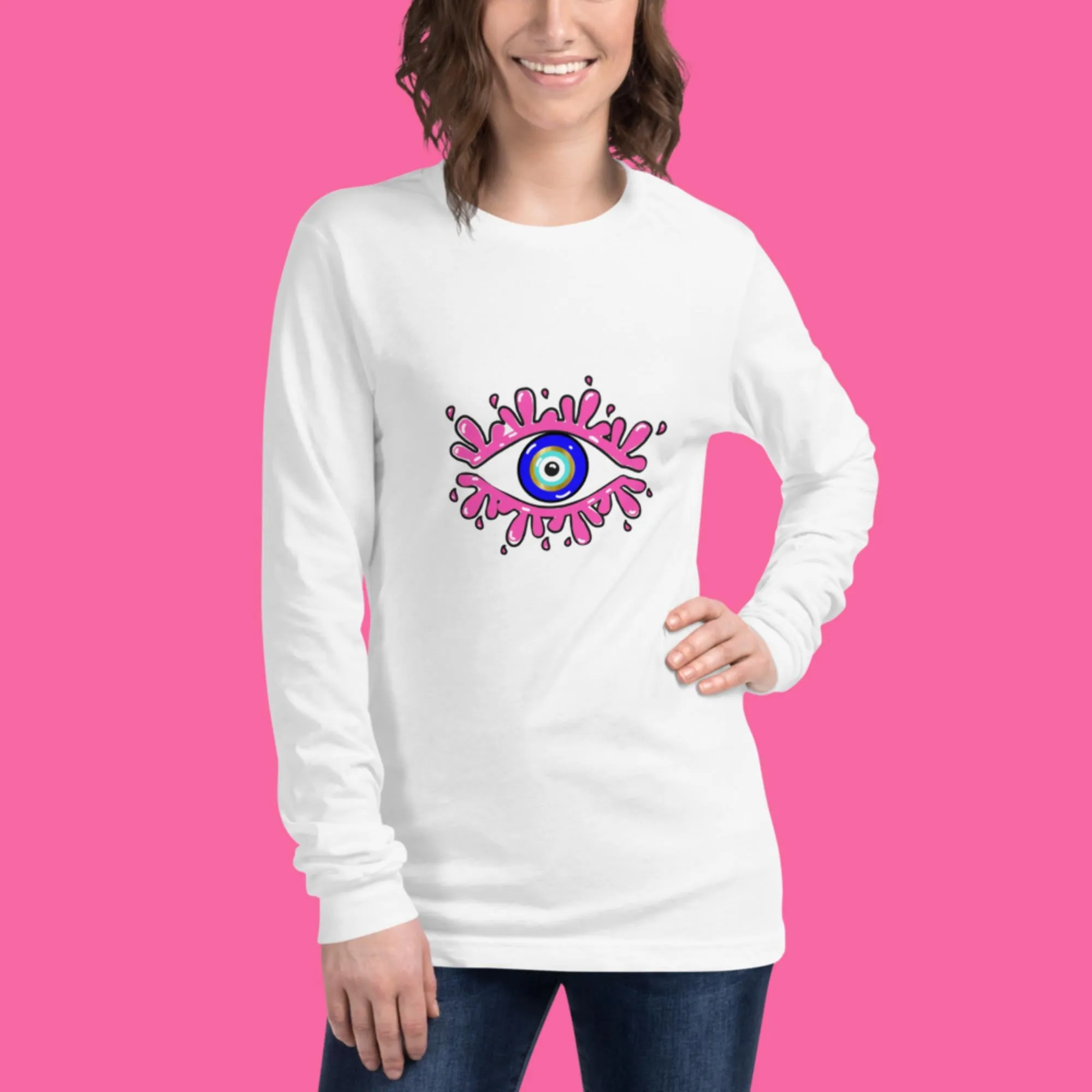 Bubbles Amida Eye Unisex Long Sleeve Tee