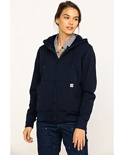 Carhartt 102690 Women's Flame Resistant Heavyweight Hooded Zip Sweatshirt