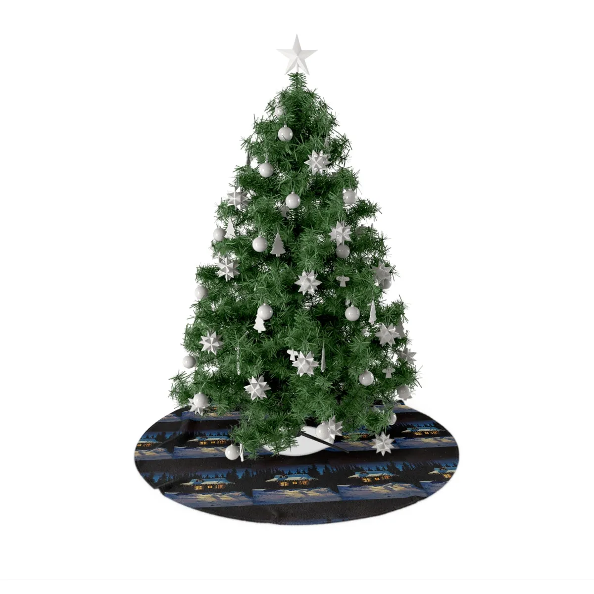 Christmas Cabin Christmas Tree Skirts