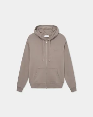 Classic Zip Hoodie, Men - Mocha