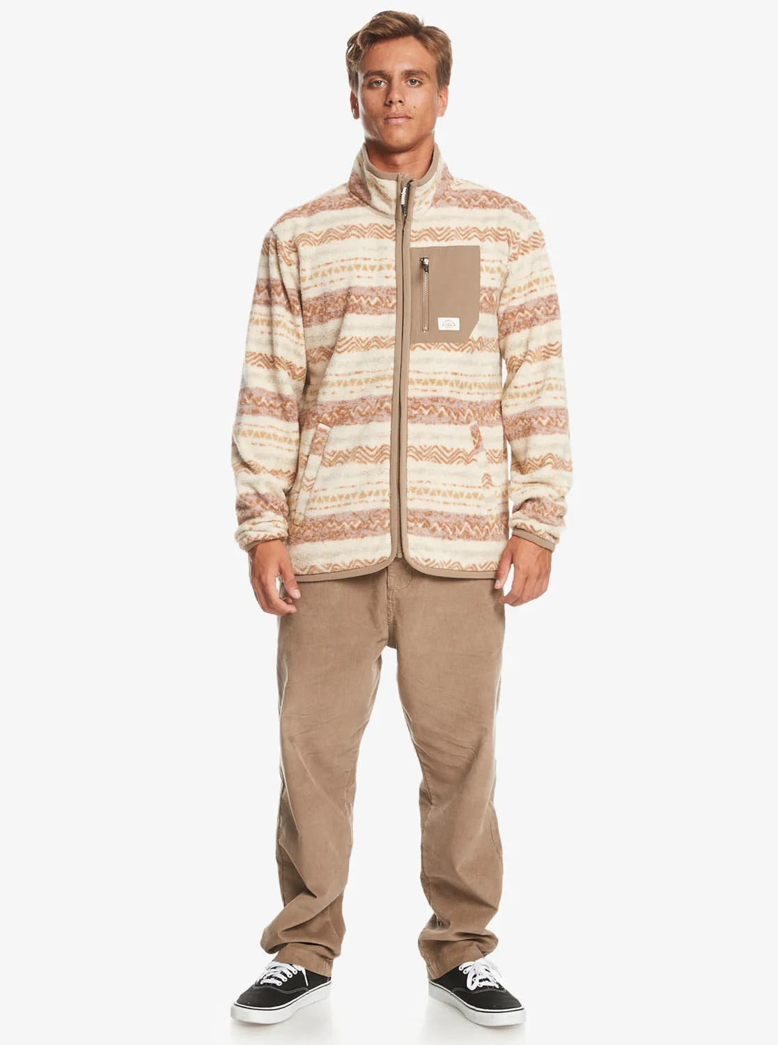 Clean Coasts Zip-Up Fleece - Birch Playa Mesa