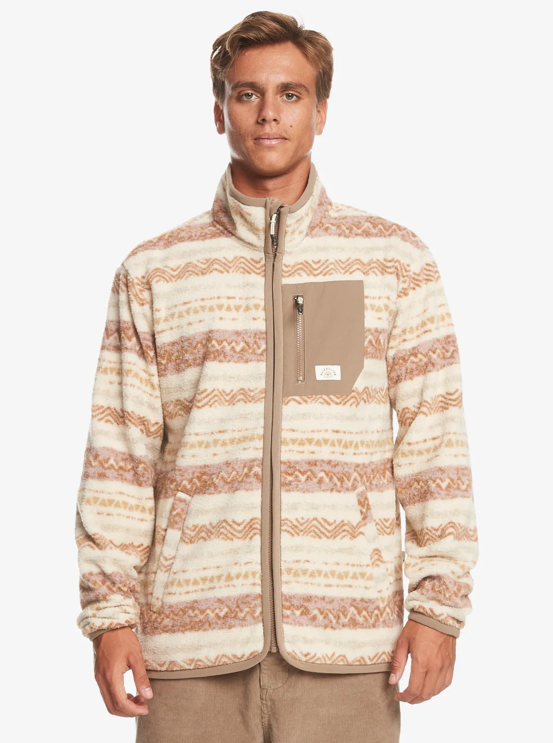 Clean Coasts Zip-Up Fleece - Birch Playa Mesa