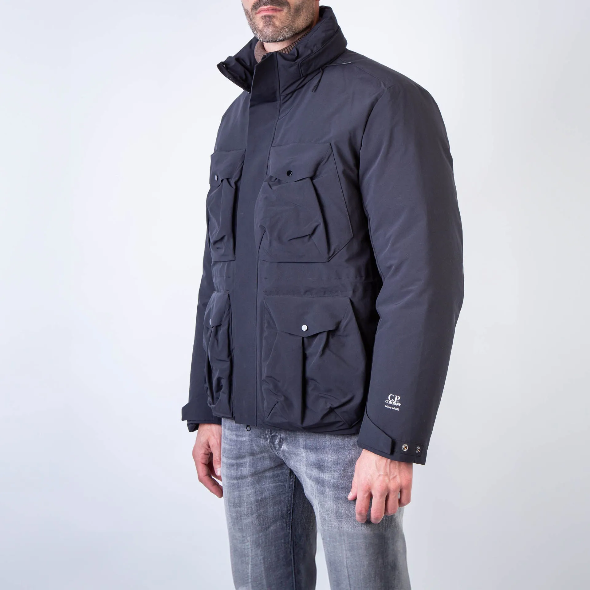 C.P. COMPANY JACKET 17CMOW220A-006355A 999 BLACK