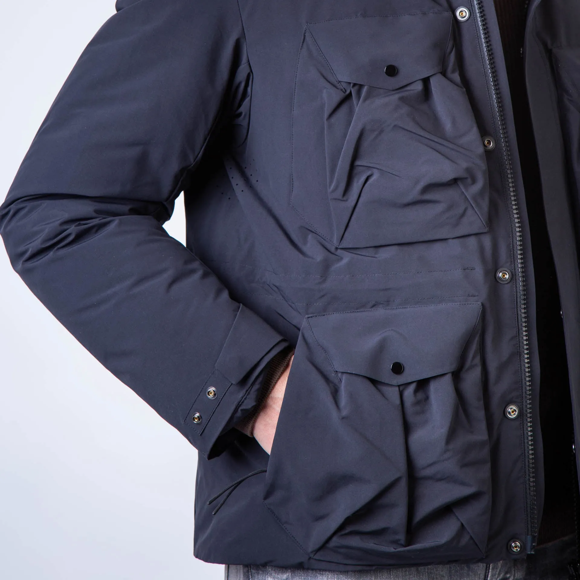 C.P. COMPANY JACKET 17CMOW220A-006355A 999 BLACK