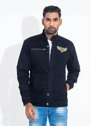 Denim Biker Jacket