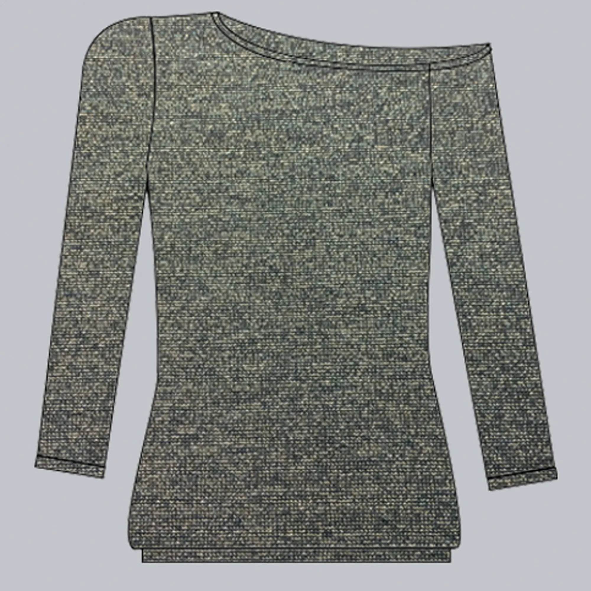 Edge Shimmer Pullover