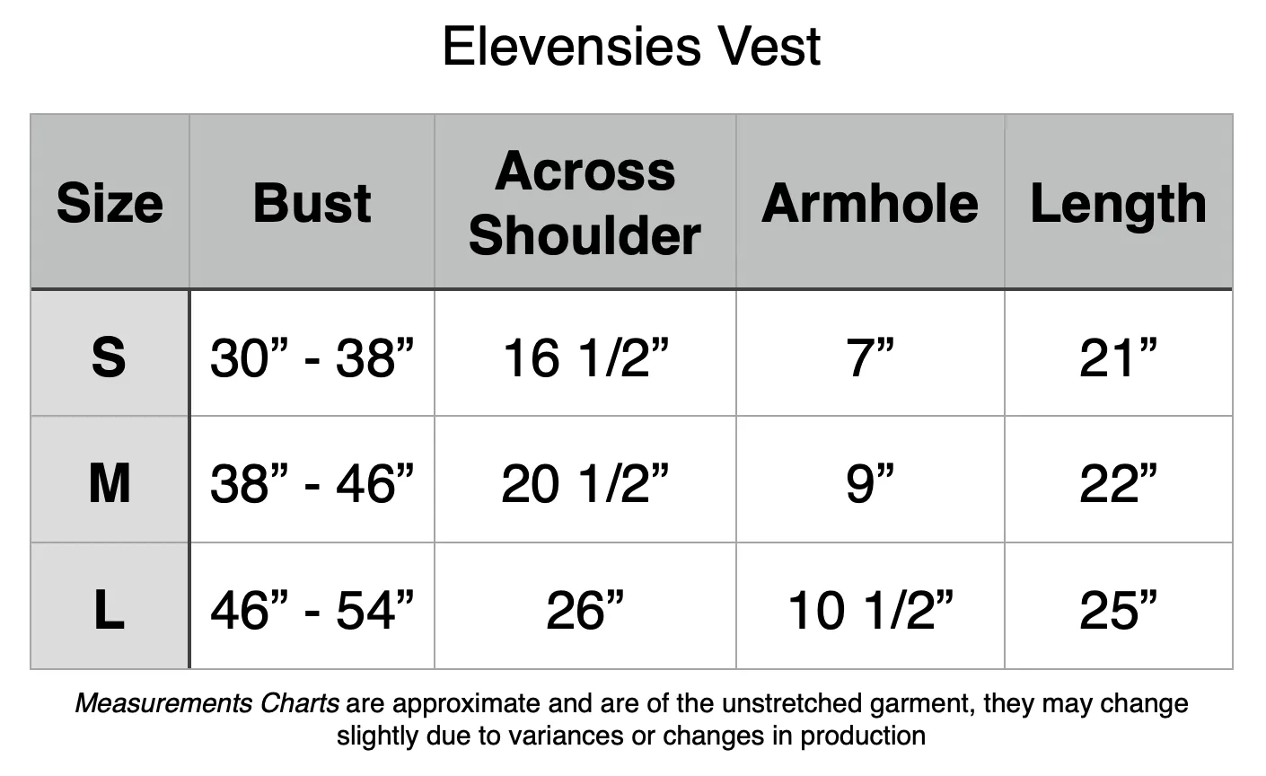 Elevensies Vest - Dark Shadows