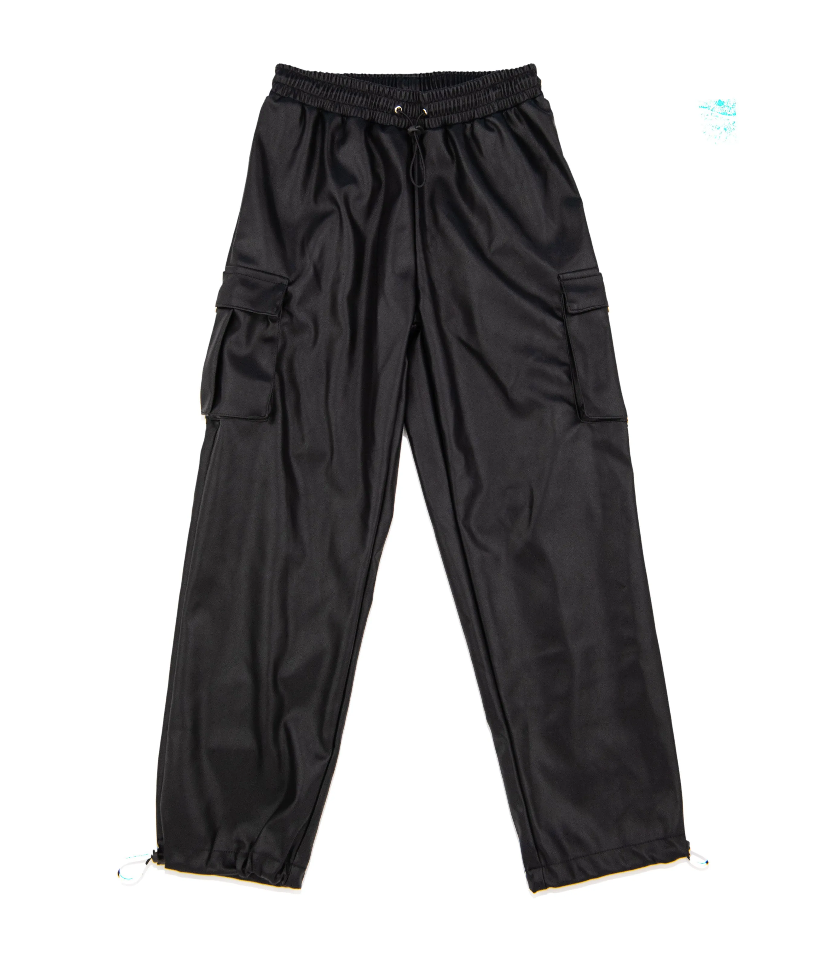 FBZ Girls Pleather Cargo Pants