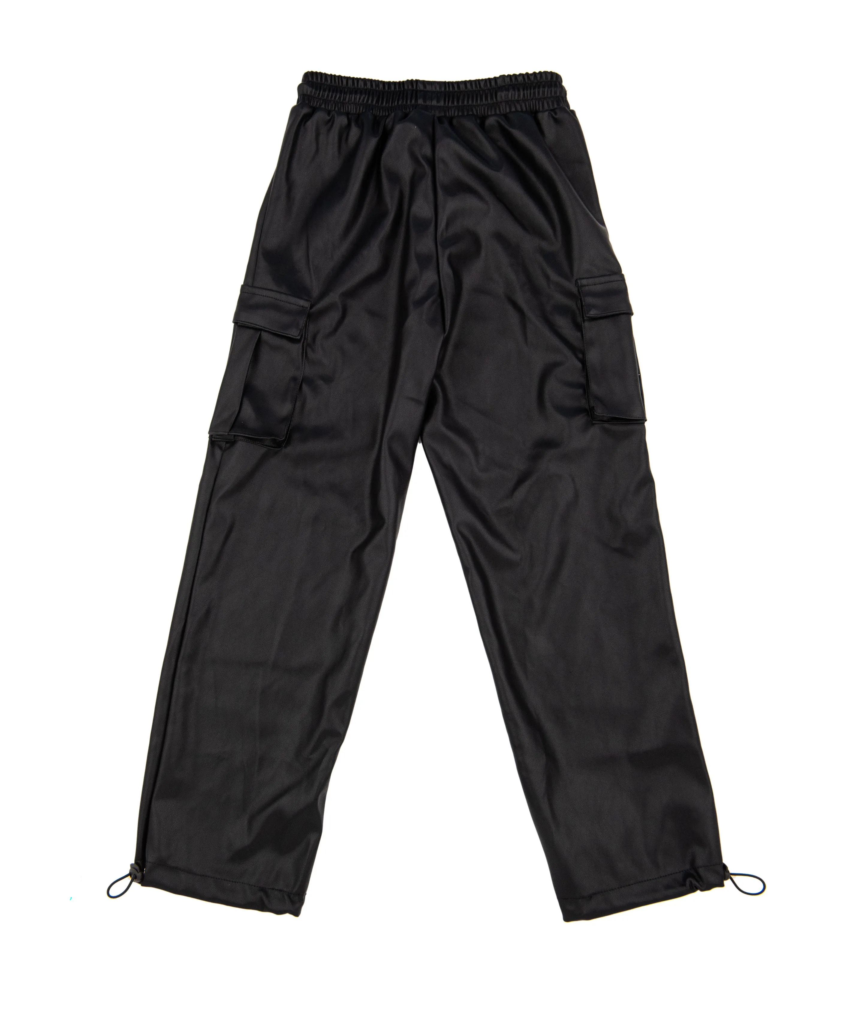 FBZ Girls Pleather Cargo Pants