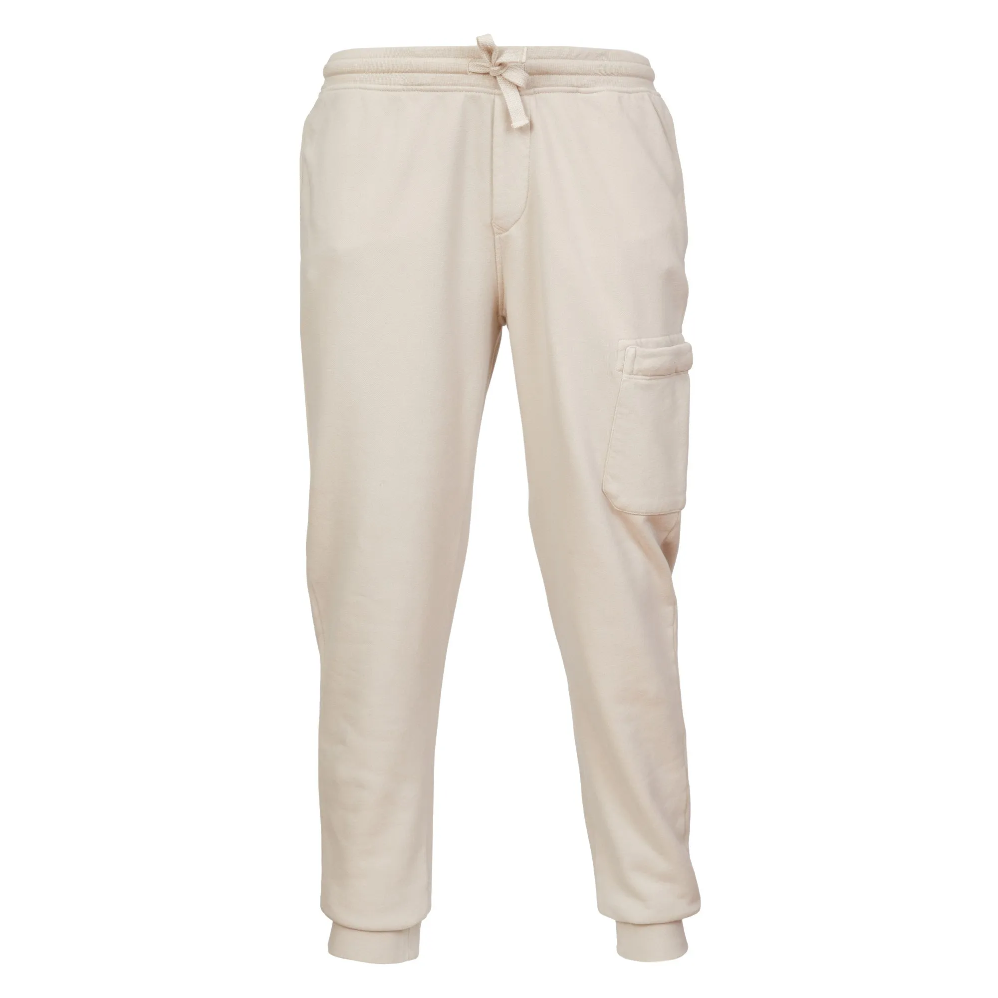 FRADI Cotton Fleece Jogger Pant BEIGE