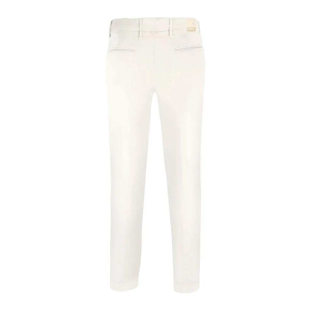 FRADI Satin Cotton Stretch Chino ECRU REG