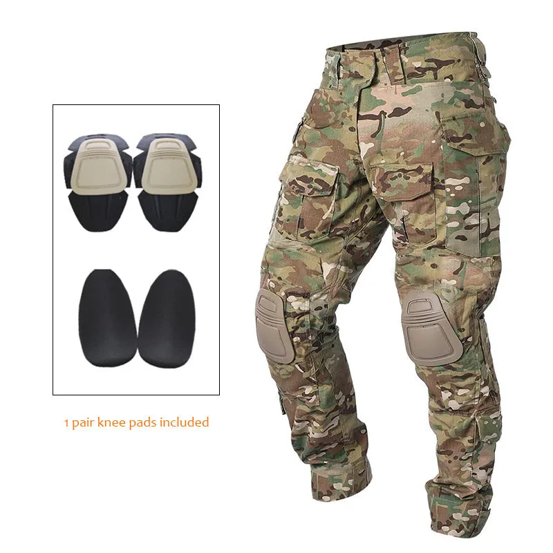 G3 Pro Combat Pants with Knee Pads Rip-Stop Tactical Pants