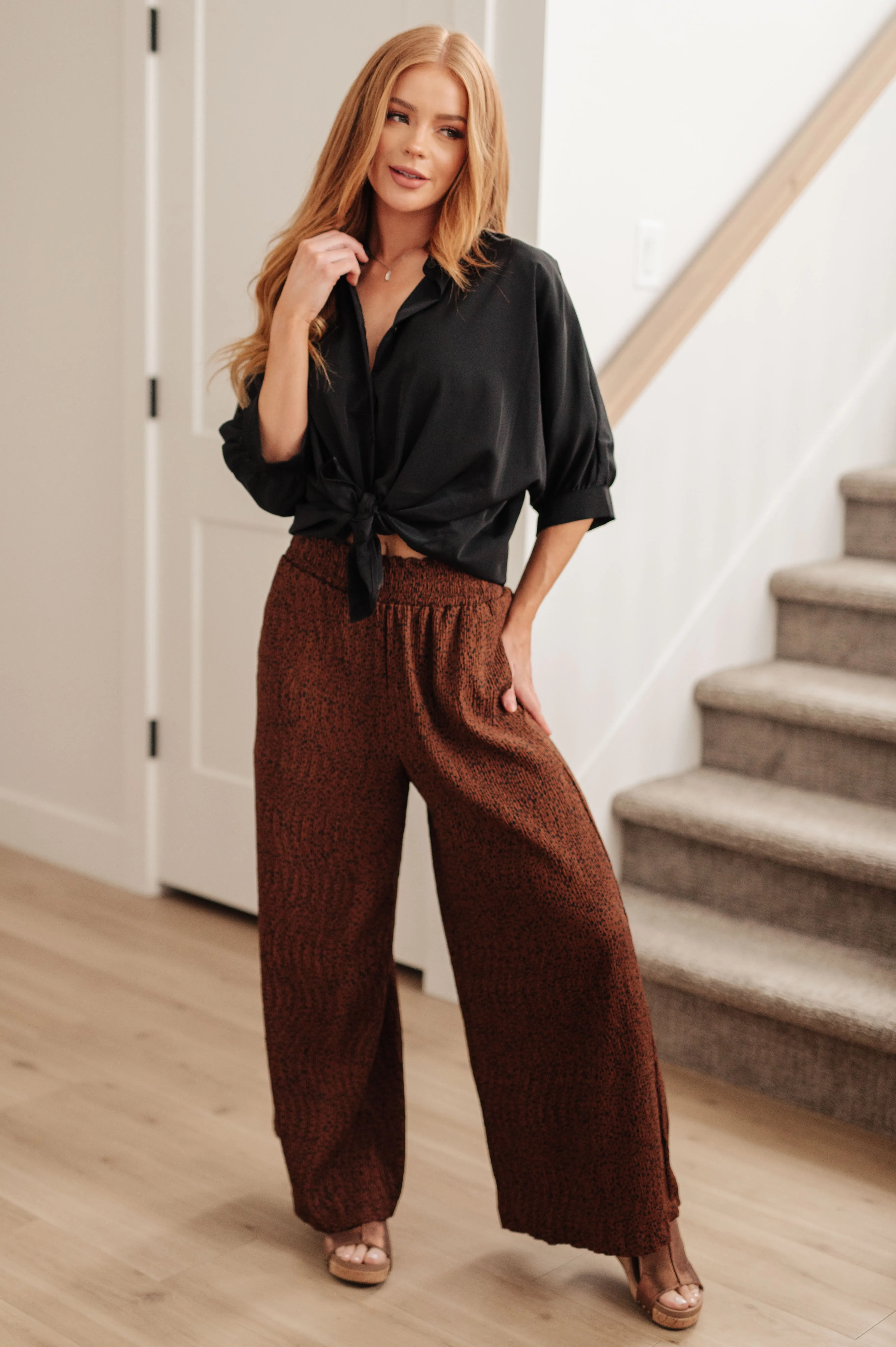 Hansel High Rise Wide Leg Pants