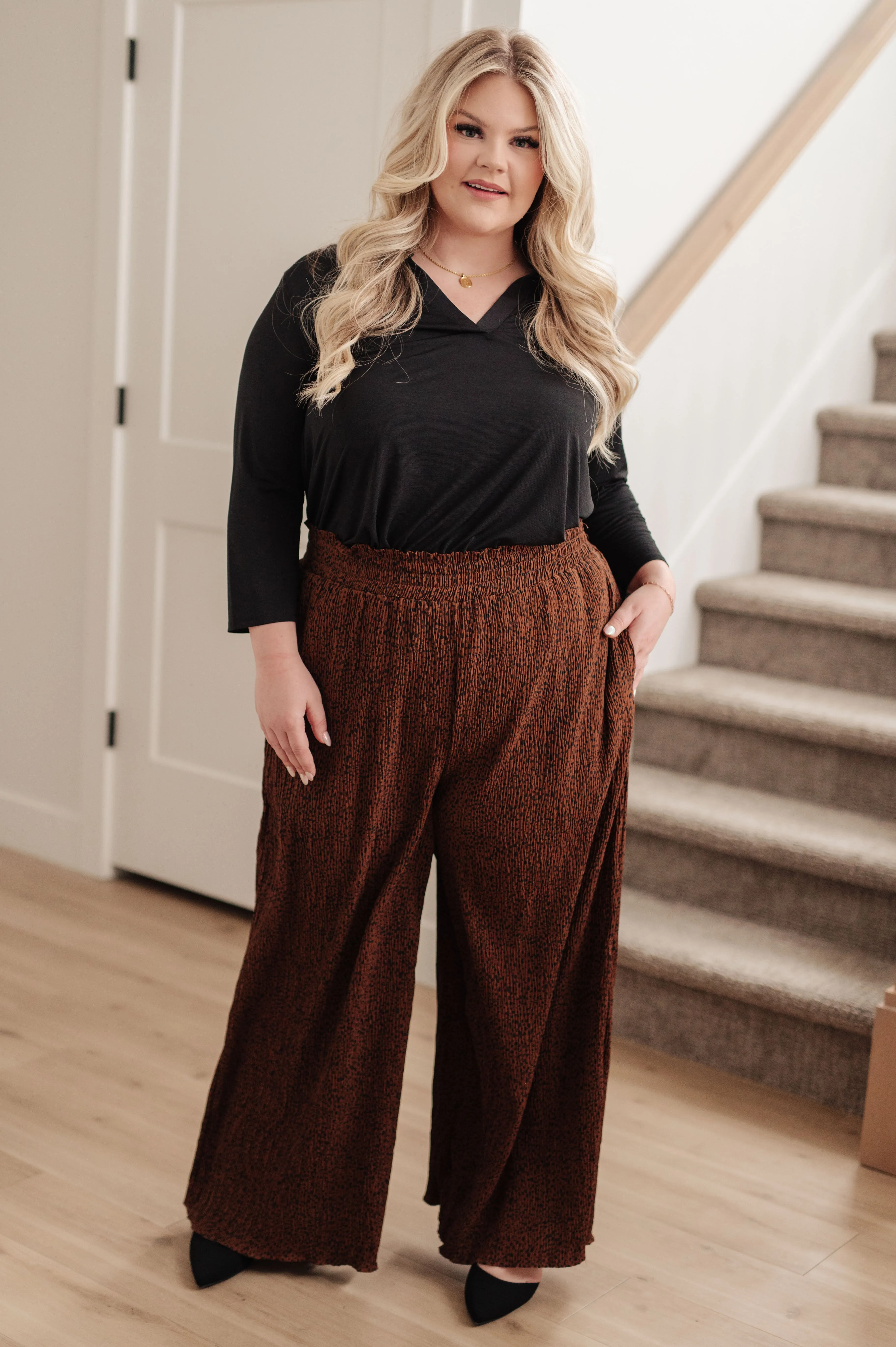 Hansel High Rise Wide Leg Pants