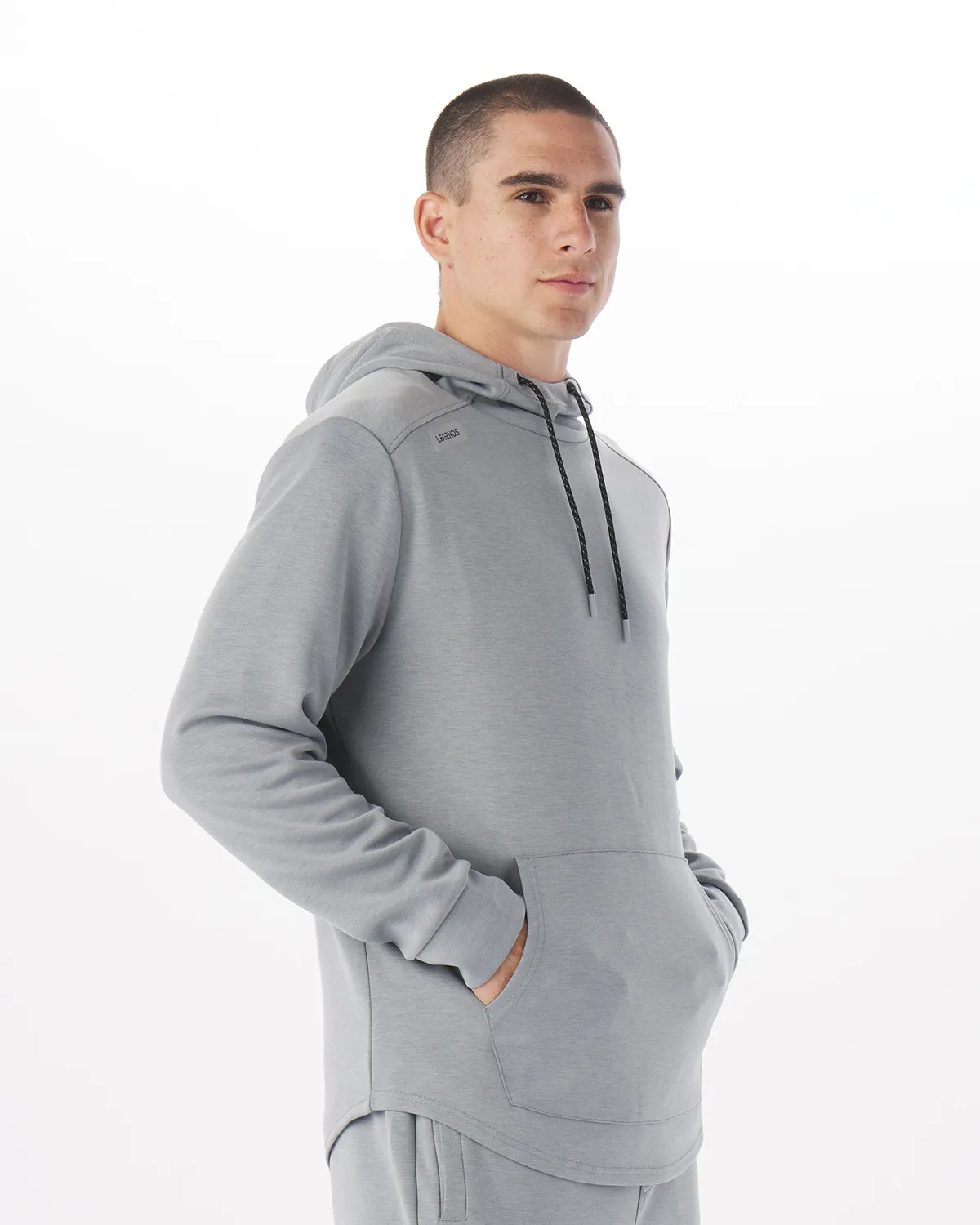 Hawthorne Tech Hoodie Medium Gray Heather