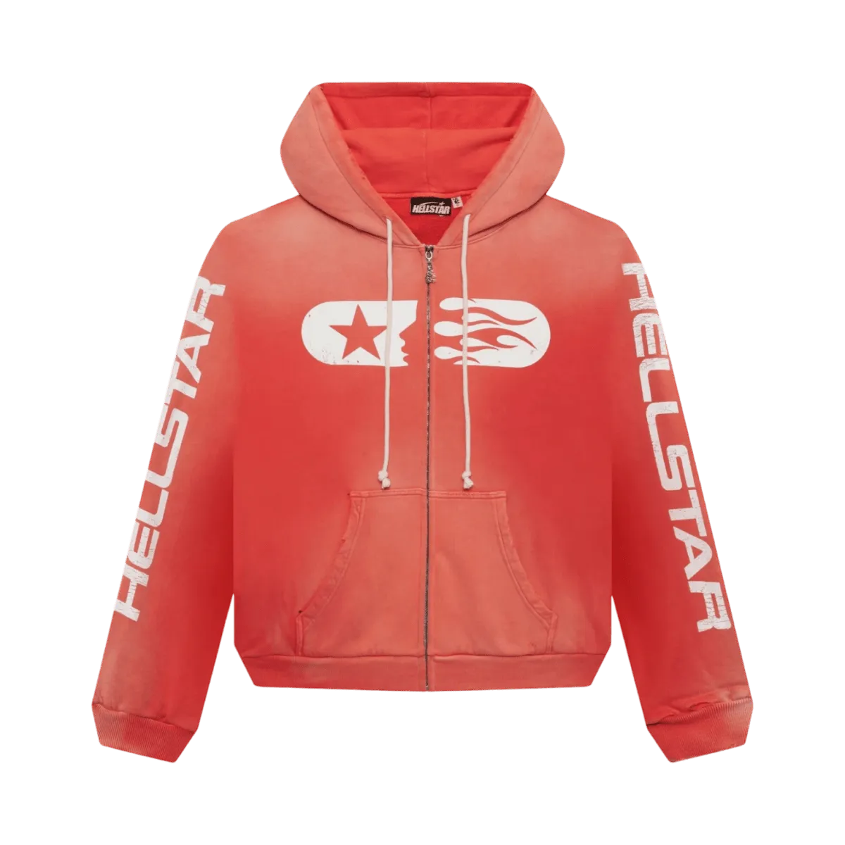 HS Studios Red Zip Up Hoodie