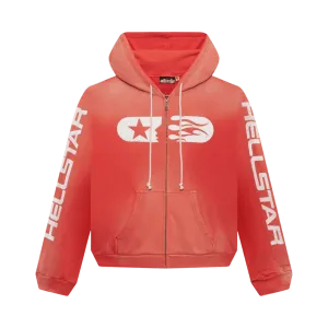 HS Studios Red Zip Up Hoodie