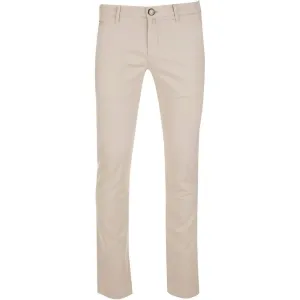 Jacob Cohen Beige Cotton Chino Trousers – Slim Fit Elegance