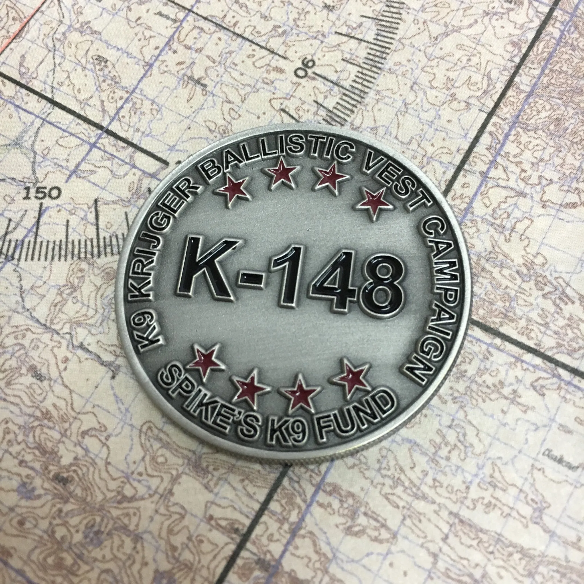 K9 Krijger Campaign Challenge Coin