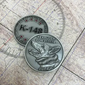 K9 Krijger Campaign Challenge Coin