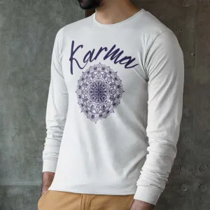 Karma mandala print t-shirt for men