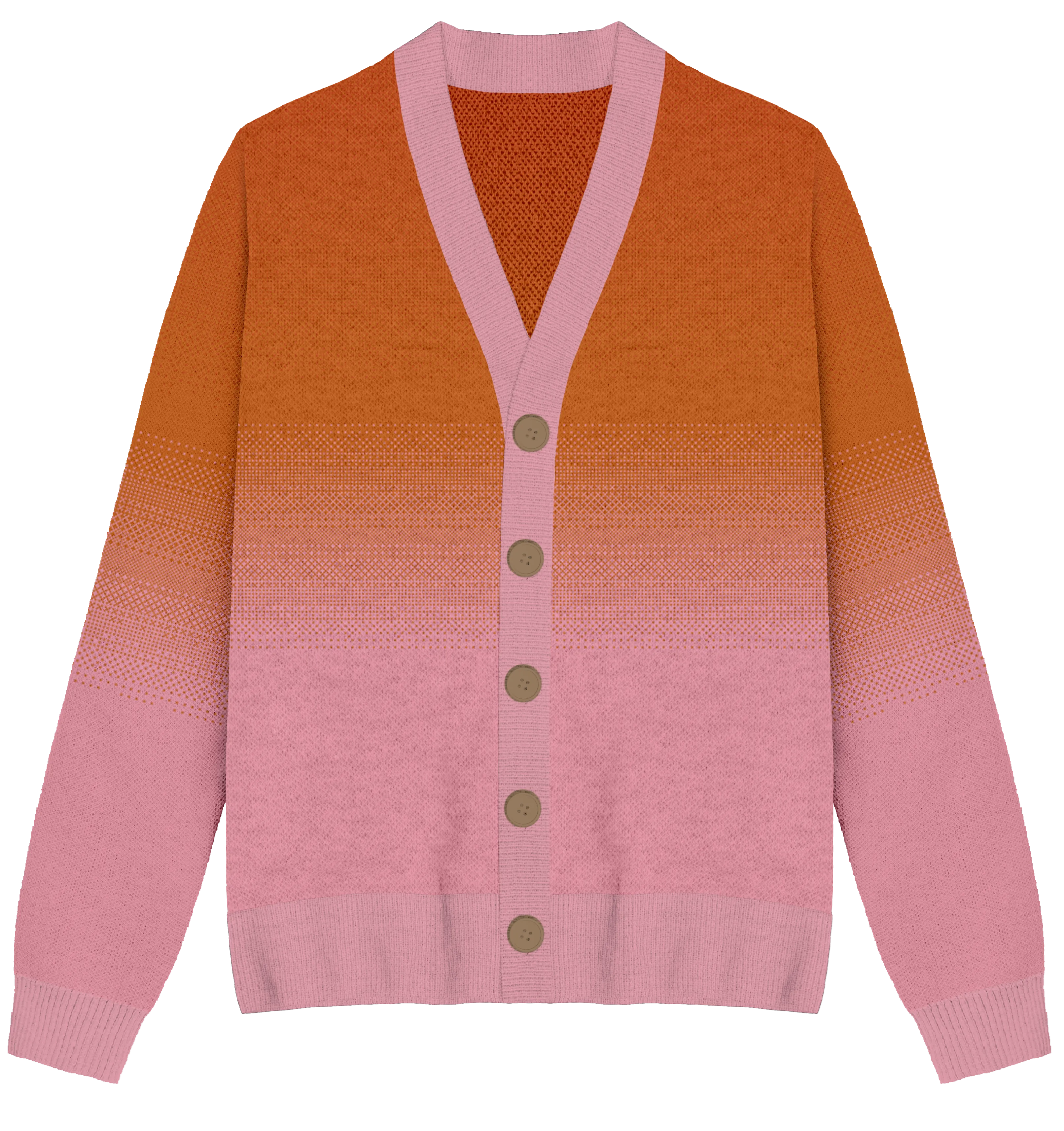 Lesbian Fade Knit Cardigan