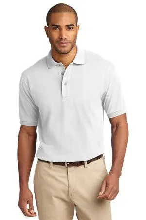 Mack - Port Authority Pique Knit Logo Polo (K420)