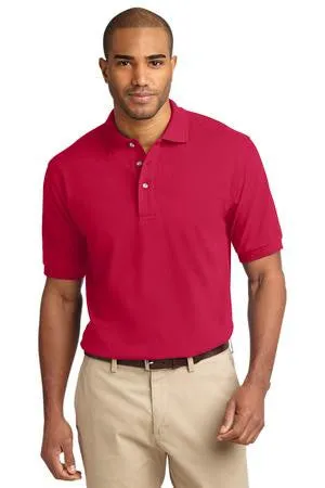 Mack - Port Authority Pique Knit Logo Polo (K420)