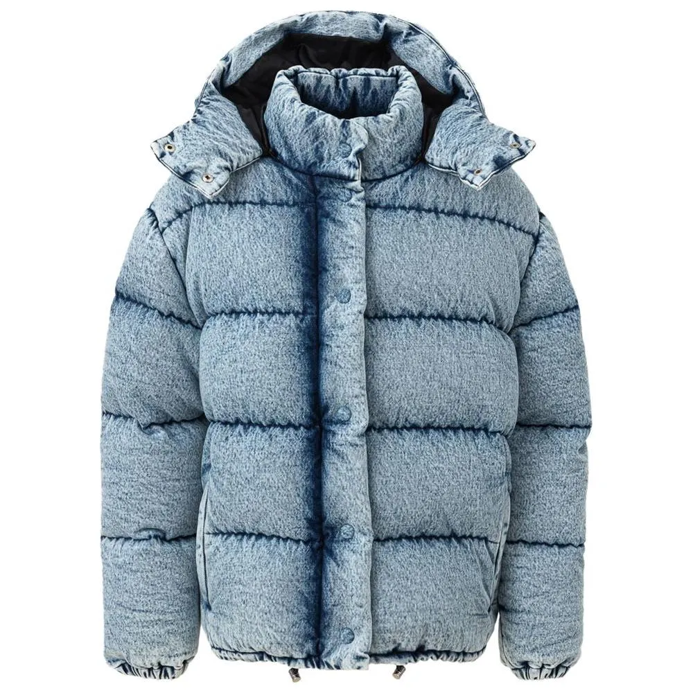 Miu Miu Blue Polyester Jackets & Coat