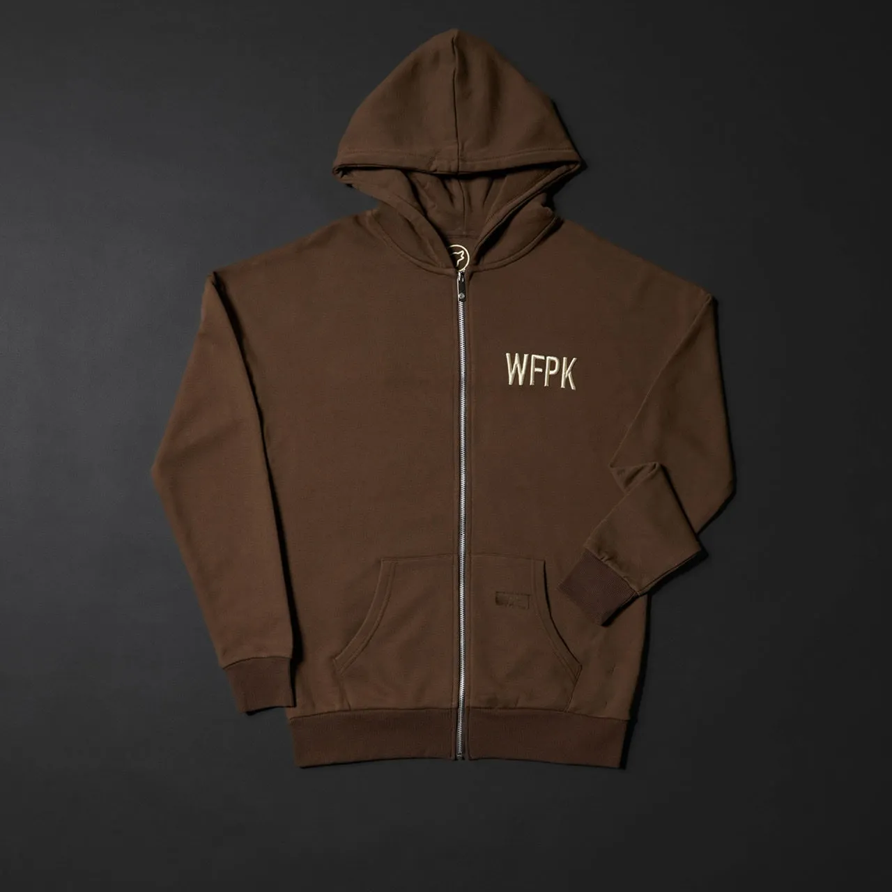 Mocha Brown Zip Up Hoodie