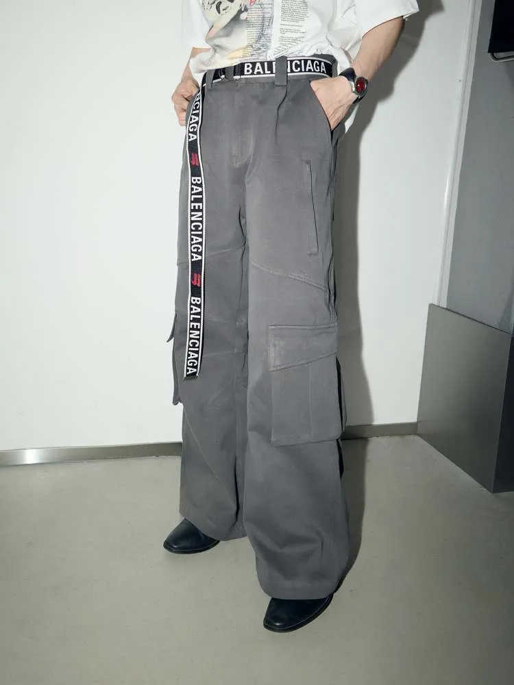 Multi Pocket Wide Leg Cargo Pants【s0000006735】