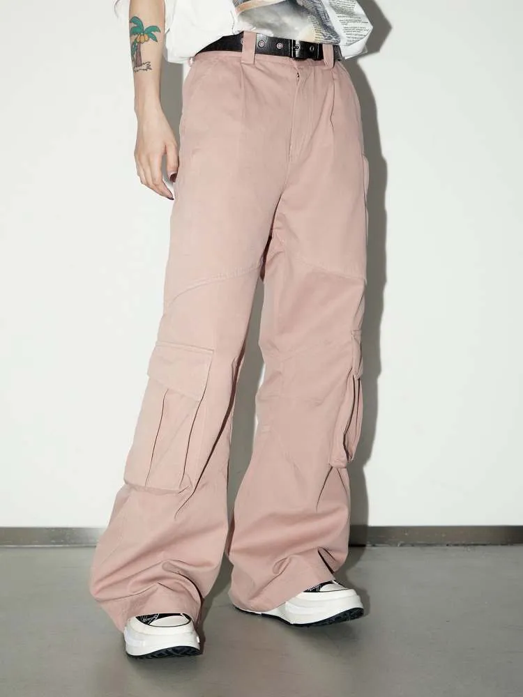 Multi Pocket Wide Leg Cargo Pants【s0000006735】