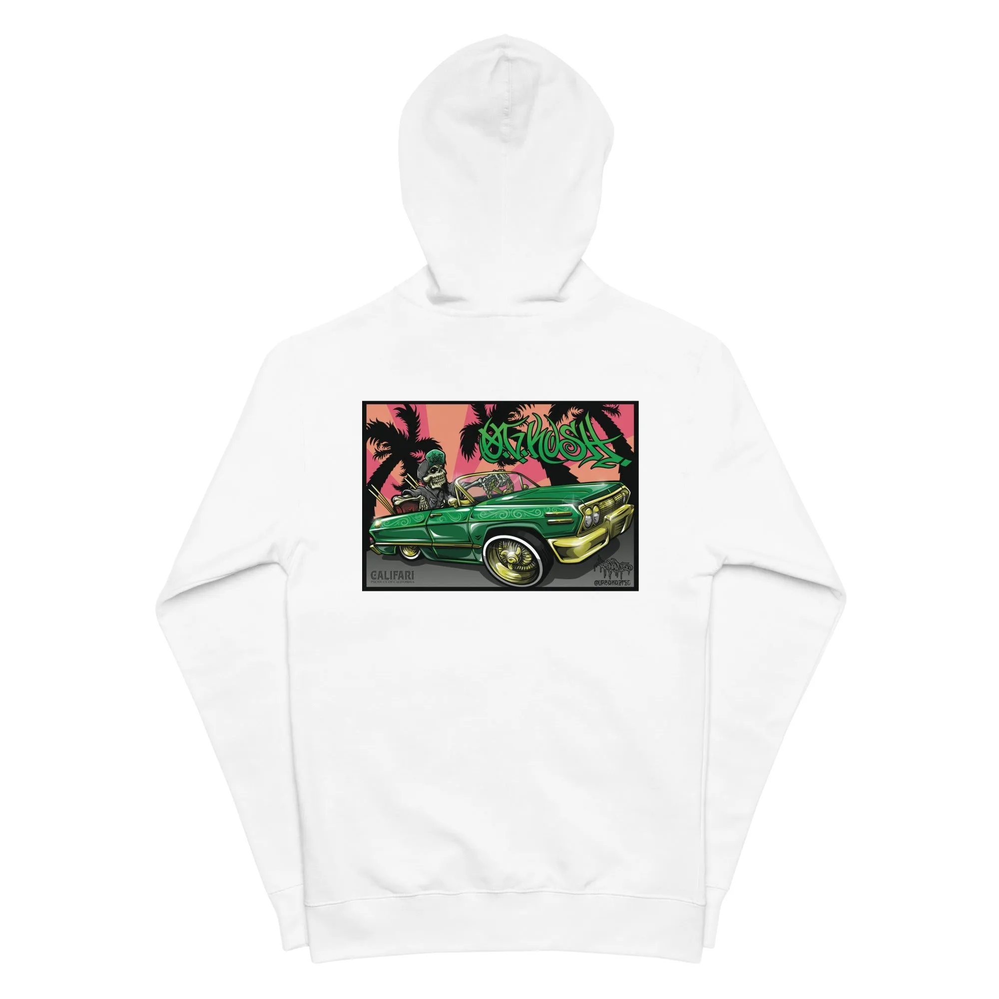 OG Kush Hyped Up Unisex fleece zip up hoodie